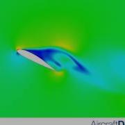 CFD Simulation Of An Airflow Separation On A Wing At A High Angle Of Attack