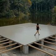 Talented Woman Builds Modern Lake House With Bridge From Scratch Freefootsteps877