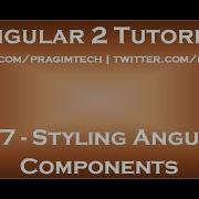 Styling Angular 2 Components
