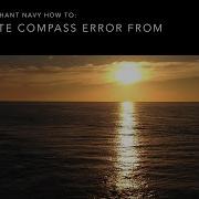 How To Calculate Compass Error By Azimuth Of A Star