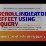 Scroll Progressbar Scroll Indicator Using Jquery Scrollpup