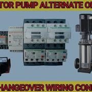 Two Pump Motor Automatic Manual Operation Using Single Float Switch Wiring Connection