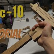 Diy Cardboard Gun MAC 10 WITH FISHING LINE