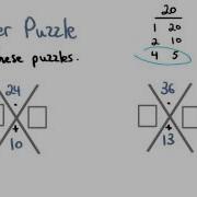 Number Puzzle Visualizing Algebra