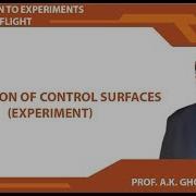 Calibration Of Control Surfaces Experiment