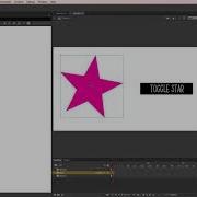 Animate CC Show Or Hide An Object With One Button