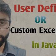 User Defined Exception In Java In Hindi