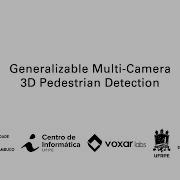 Generalizable Multi Camera 3D Pedestrian Detection