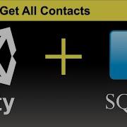 Get All Contacts Develop Unity Apps With SQLite Database 12 17