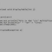 How To Create The Synchronized Methods And Synchronized Object In The Thread Program
