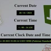 Create Auto Refreshing Time Every 1 Second Using JavaScript Current Date And Time Using JavaScript