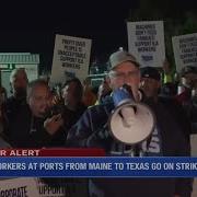 Dockworkers At Ports From Maine To Texas Go On Strike