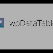 Front End Elements Of WpDataTables