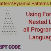 Pyramid Pattern Javascript Triangle Pattern All Pattern Coding Pattern Print Programming