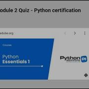 Python Essentials 1 Module 2 Quiz Python Certification