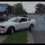 CRAZY MUSTANG FAILS BURNOUT CRASHES CROWD KILLER
