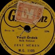 Zeki Müren Yeşil ördek Gibi GERÇEK TAŞ PLAK KAYDI