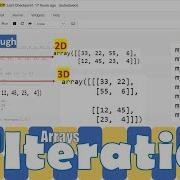 Python NumPy Looping Through Each Of The Elements In A Multi Dimensional Array Python For Beginners