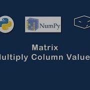 Numpy Matrix Multiply Column Values