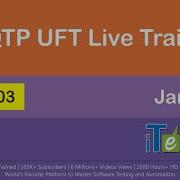 QTP UFT Live Training Day 03 Demo Session Jan 2016
