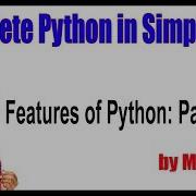 Python Tutorial Features Of Python Part 2 By Durga Sir