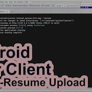 Android Ktor Client Pause Resume Upload