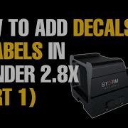 Adding Decals And Labels In Blender 2 8x Part 1