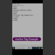 How To Use Anchor Tag In HTML Shorts Youtubeshorts Htmltutorial Coding