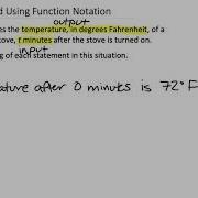 Interpreting And Using Function Notation Video