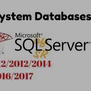 System Databases In Sql Server 2008R2 2012 2014 2016 2017
