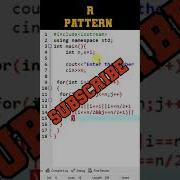 Print R Alphabet Pattern In C Beginners Shorts Computer Coding Trending Short