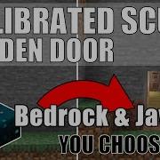 Secret Calibrated Skulk Door Minecraft 1 20 BEDROCK Java