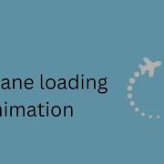 Css Plane Loading Animation