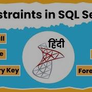 Master SQL Server Constraints In Minutes With This Easy Hindi Tutorial