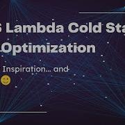 AWS Lambda Cold Start And It S Optimization By Awsmasterchef