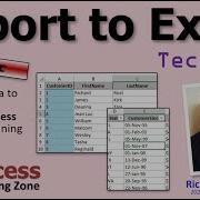 Экспорт данных из Microsoft Access в Excel с форматированием