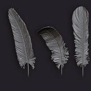 2 TRICKS To Model A FEATHER For 3D Printing In ZBRUSH