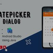 Date Picker Dialog Application Using Java Android Studio Android Alians