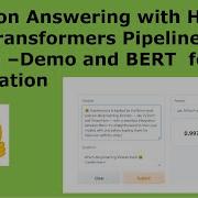 Question Answering With HF Transformers Pipeline Python Demo And BERT For QA Explanation NLP