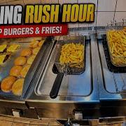 POV MORNING RUSH HOUR Nonstop Burgers Fries Working Solo