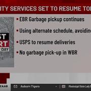 Garbage Collection Resumes Thursday In EBR