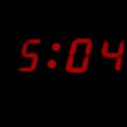 Time Lapse Digital Clock From 5am To 6am