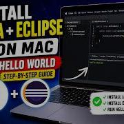 How To Install Java And Eclipse On Mac Run Hello World Program