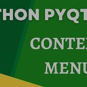 PyQt6 Context Menu Popup On Right Mouse Click