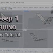 Rhino Basic Tutorial Sweep 1 Command In Rhino By TitleeMehzabeen