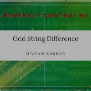 LeetCode Biweekly Contest Odd String Difference Code Explanation