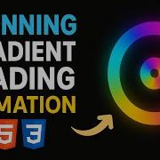 Stunning Gradient Loading Animation With HTML CSS