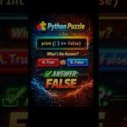Python Tricky Questions With Answers Empty List Is FALSE But Also NOT FALSE Pythonquiz