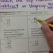 How To Subtract Using The Ungroup Method