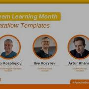 Beam Learning Month 1 Dataflow Templates